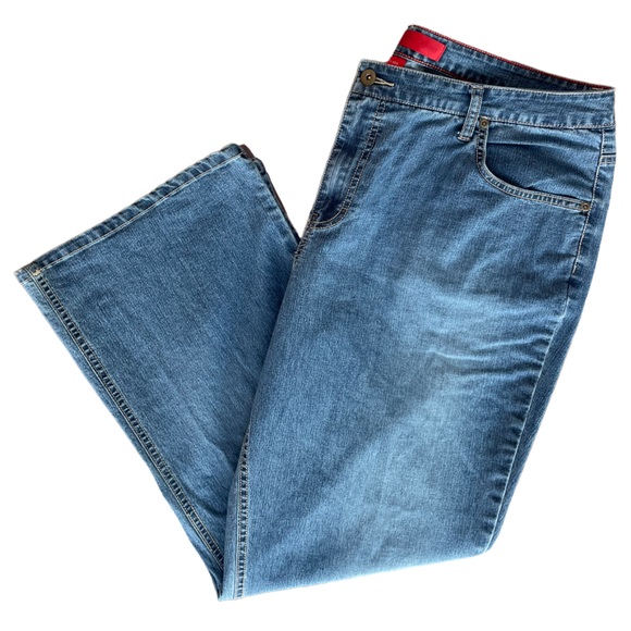 Slimming Look Boot Cut Stretch Jeans Womens Plus Size 18W Gloria Vanderbilt - Picture 6 of 11